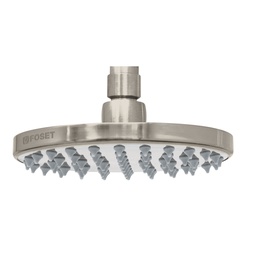 [45582] Regadera satin 6' plato redondo, sin brazo, Foset Element