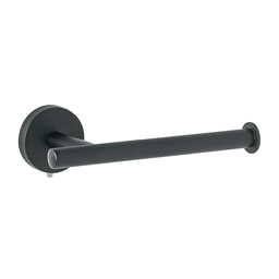 [45960] Portarrollo metalico acabado negro, Foset Tubig