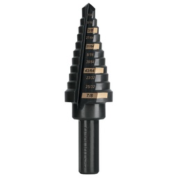 [101457] Broca escalonada oxido negro 11 escalones 1/4' a 7/8',Truper
