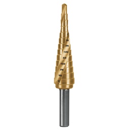 [101551] Broca escalonada titanio 13 escalones 1/8' a 1/2', Expert