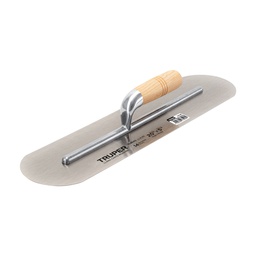 [102680] Llana canto redondo 20' x 5' con mango de madera, Truper