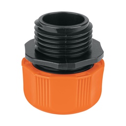 [103060] Conector 1/2' macho de ABS con tuerca de ajuste manual