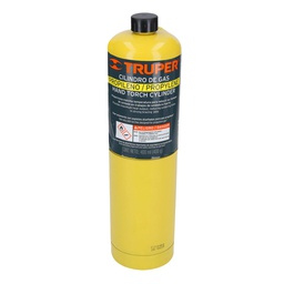 [11914] Cilindro de gas propileno de 400g, amarillo, Truper