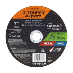[11998] Disco Tipo 41 de 7' x 1.5 mm corte fino de metal, Expert