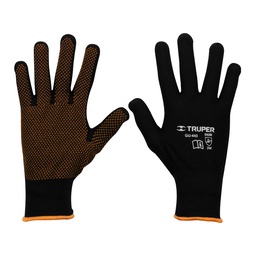 [12652] Guantes de poliester con puntos de PVC en palma, G, Truper