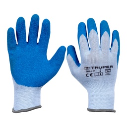 [15265] Guantes de poliester recubiertos de latex, CH, Truper
