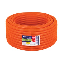 [40741] Metro de poliducto 3/4' corrugado flex. reforz. c/guia, 50m