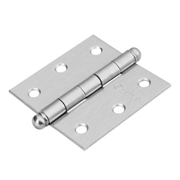 [43255] Bisagra cuadrada 2-1/2', cromo mate, cabeza redonda, Hermex