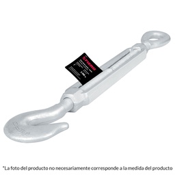 [44067] Tensor forjado 1/2' gancho-argolla, Fiero