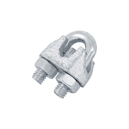 [44085] Blister c/2 nudos (perros) de hierro p/cable de 5/16', Fiero