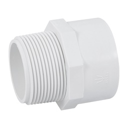 [45546] Adaptador macho de PVC de 1-1/2', Foset