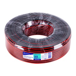 [46264] Rollo de 100 m de cable polarizado bicolor p/bocina 22 AWG