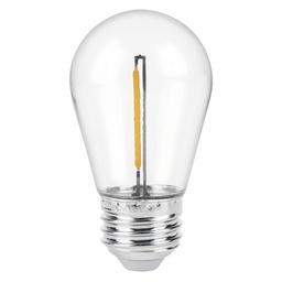 [48452] Lampara LED S14 con filamento 1 W luz calida, caja, Volteck