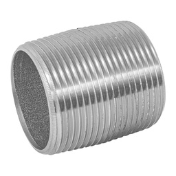 [48789] Niple de acero galvanizado 1-1/4' cuerda corrida, Foset