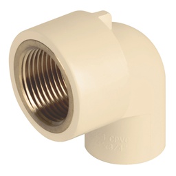 [48910] Codo 90° de CPVC con inserto laton 3/4', Foset
