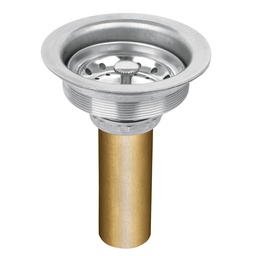 [49352] Contracanasta 3-1/2' de acero inoxidable con tubo de laton