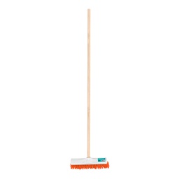 [57034] Cepillo industrial cerda rigida de 30 cm, baston de madera