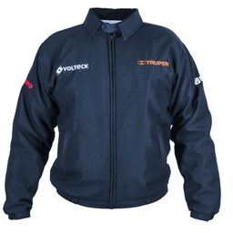 [60015] Chamarra con logo bordado, azul, 42, Truper