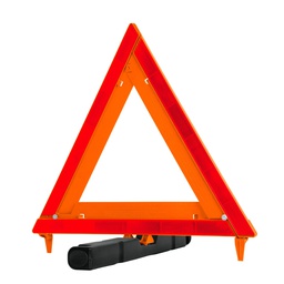 [10942] Triangulo de seguridad de 44 cm de alto con estuche plastico