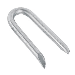 [40128] Caja con 10 kg grapas 1-1/2' galvanizadas p/alambre de puas