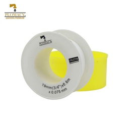 [CT19] Cinta Teflon 3/4" x 6.6 Mts. x 0.075 mm. Plomacy (CT19)