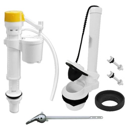 [2580] Herraje WC Ultra-Pilot  2" Ajustable  Con Palanca L. Cromada  (2580)