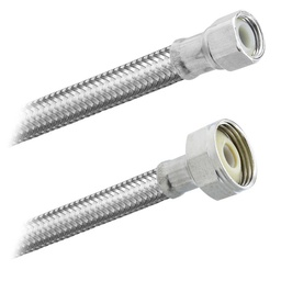 [3672] FamaFlex Premium Para Sanitario 3/8" COMP X 7/8" FIP X 35cm.-14"  (3672)