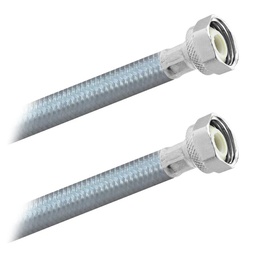 [3900] FamaFlex Poliacero Para Agua Potable 1/2" FIP x 1/2" FIP x 30cm.-12"  (3900)