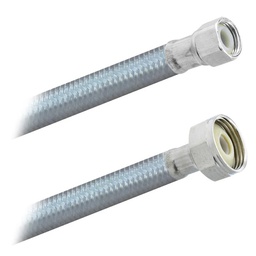 [3845] FamaFlex Poliacero Para Sanitario 3/8" COMP x 7/8" FIP x 40cm.-16"   (3845)