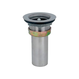 [12IL] CONTRA CANASTA AC. INOX. C/TUBO ACERO INOX.