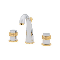 [19LG] MEZCLADORA 8" A 12" ORO-CROMO M/ANILLO