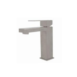 [24MCD] MEZCLADORA  MONOMANDO P/LAVABO AC. INOXIDABLE 304 AC. CEPILLADO