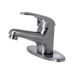 [24MS] MEZCLADORA SATINADA MONOMANDO P/LAVABO