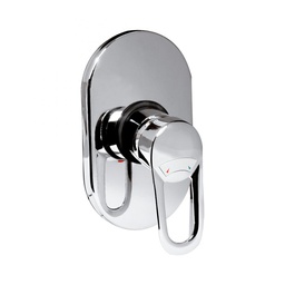 [34MCO] MEZCLADORA P/EMPOTRAR MONOMANDO C/CHAPETON OVALADO AC/CROMO