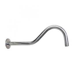 [45BF] BRAZO LARGO DE FIERRO C/CHAP.AC.INOX.ACABADO CROMO