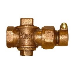 [91LTA 19X22] VALVULA BANQ.3/4" C/DIAM.EXT.7/8" C/TCA.ABR P/TUBO POLIET