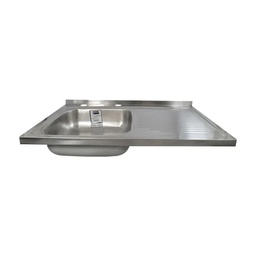 [9EDR] TARJA A.INOX.ESC.DER.75 X 48 CMS PROF.15 C/RESPLADO