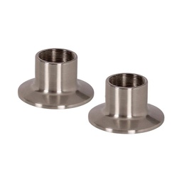 [CHGS] JUEGO CHAPETON SATINADO P/MEZCLADORA EMPOTRAR