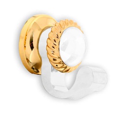 [E322B] GANCHO BLANCO-ORO