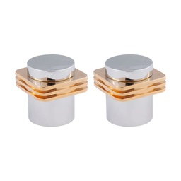 [MLN] JUEGO MAN.NORUEGA P/LAV.ORO-CROMO ESTRIA "H"