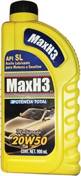 [MAX20W5090] MAXH3 ACEITE 20W50 SL 900 ML 