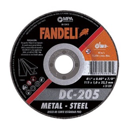 [74652 DC-205] DISCO FNDL.PRO CTE.MTL.  4 1/2”