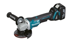 [DGA458RTE] ESMERILADORA MAK 4 1/2”    18V. 2bat.5.0Ah