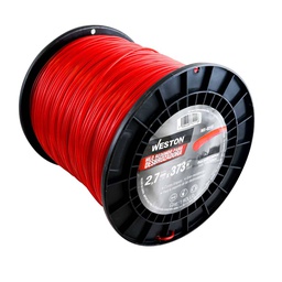 [MS-0210] HILO REDONDO P/DESBROZADORA EN CARRETE 2.7mm X 373m - ROJO