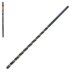 [NB-5-168-040] BROCA EXTRA LARGA AAV 15/32 x 18" WP BLACK &amp; SILVER