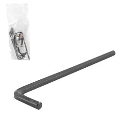 LLAVE HEX, L LARGA 7/32" (PRECIO X PZA - EMPAQUE C/5 PZAS)