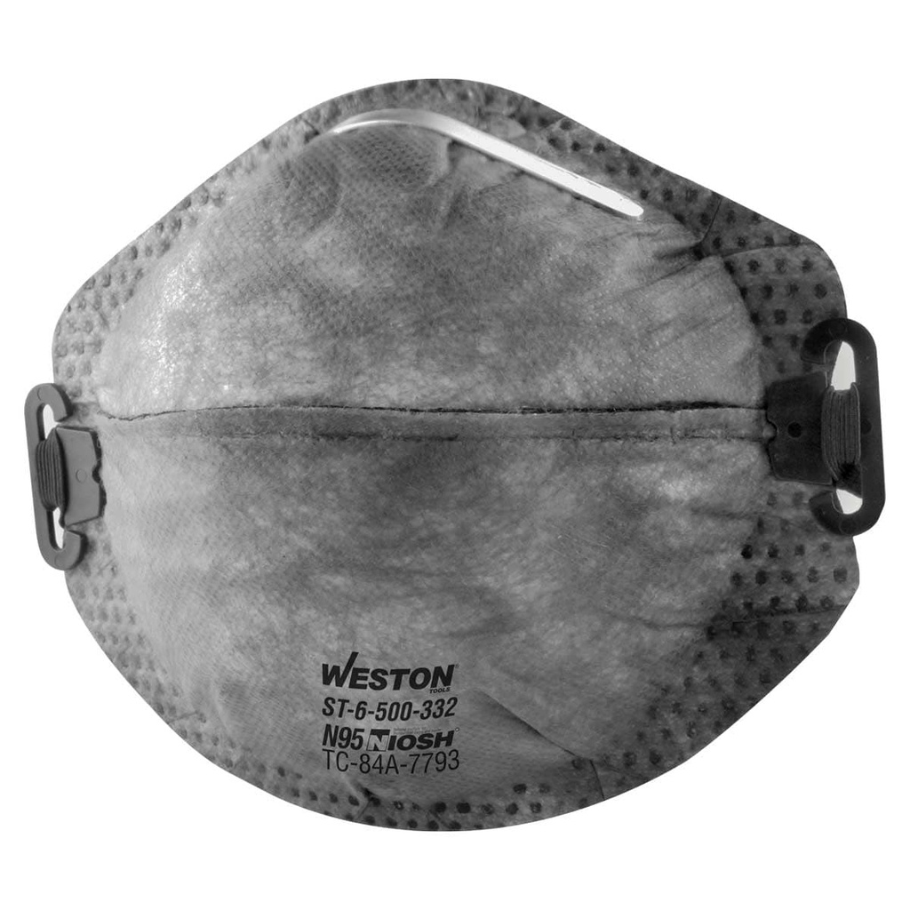 RESPIRADOR C/CARBON ACTIVADO  N95 Certificado CDC (Precio x pieza - Empaque c/20 pzas)