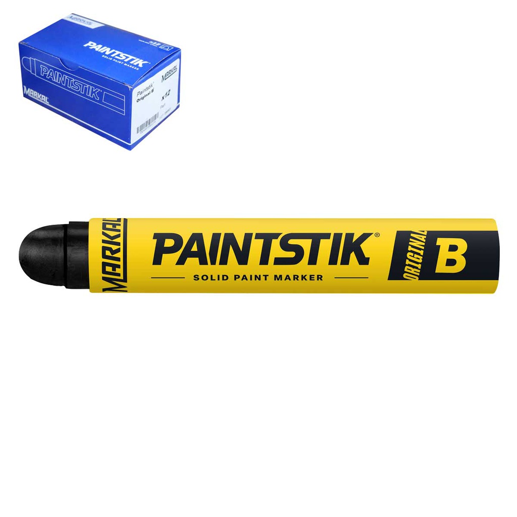 MARCADOR B PAINTSTIK NEGRO (CAJA C/12 - PRECIO X PZA)
