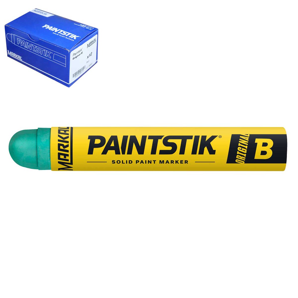 MARCADOR B PAINTSTIK VERDE (CAJA C/12 - PRECIO X PZA)
