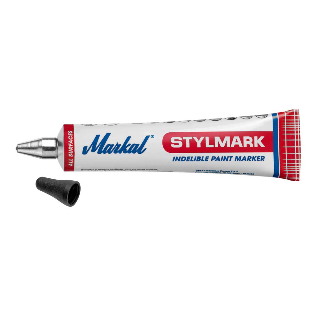 MARCADOR STYLMARK (DURA BALL) NEGRO (CAJA C/12 - PRECIO X PZA)